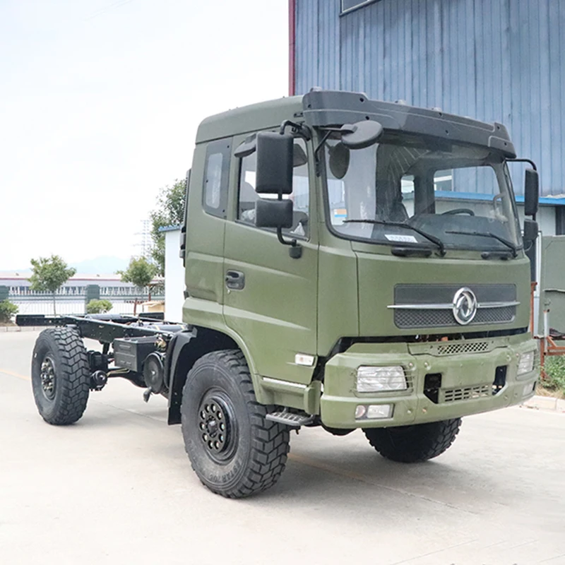 Dongfeng Off road truck 4x4 cargo truck dump truck chassis for sale in asia