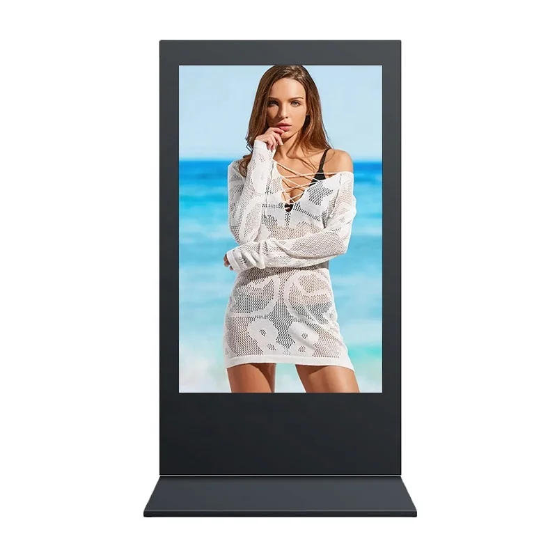 55 65inch Waterproof Ip65 LCD Digital Signage Displays Outdoor and Advertising