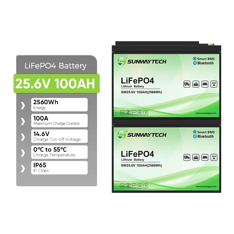 EU Stock LiFePo4 батарея 12v 24v 36V 48v для хранения энергии IP65 водонепроницаемая солнечная 25 6 V
