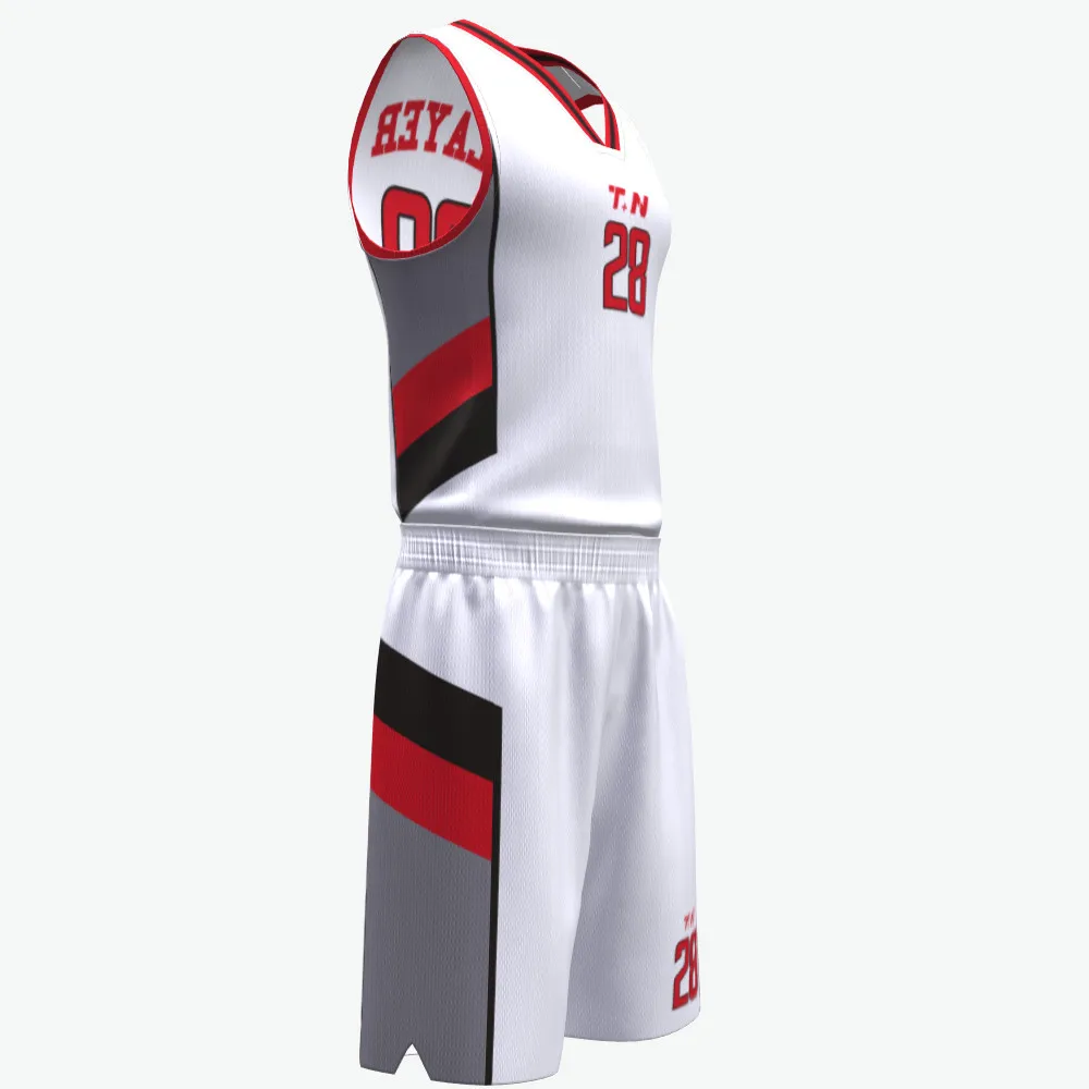 Wholesale Custom Men Basketball Uniform Sets Professional Breathable Dry Comfortable Shirts Cheap Basketball Jersey NBAA