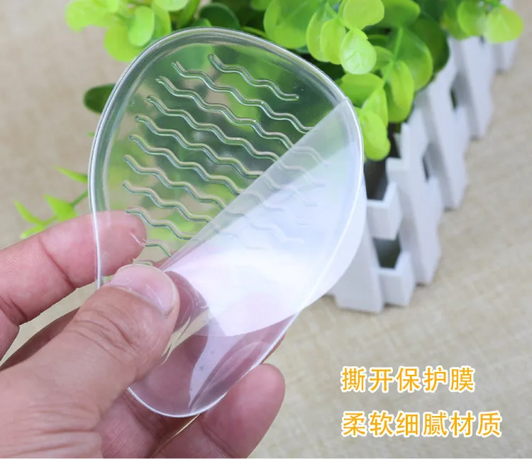 Insole Sticky Ball Of Foot Flip Flops High Quality Shoe Sole Rubber Gel Silica Heels Cushions For Shoes Silicone Heel Cups