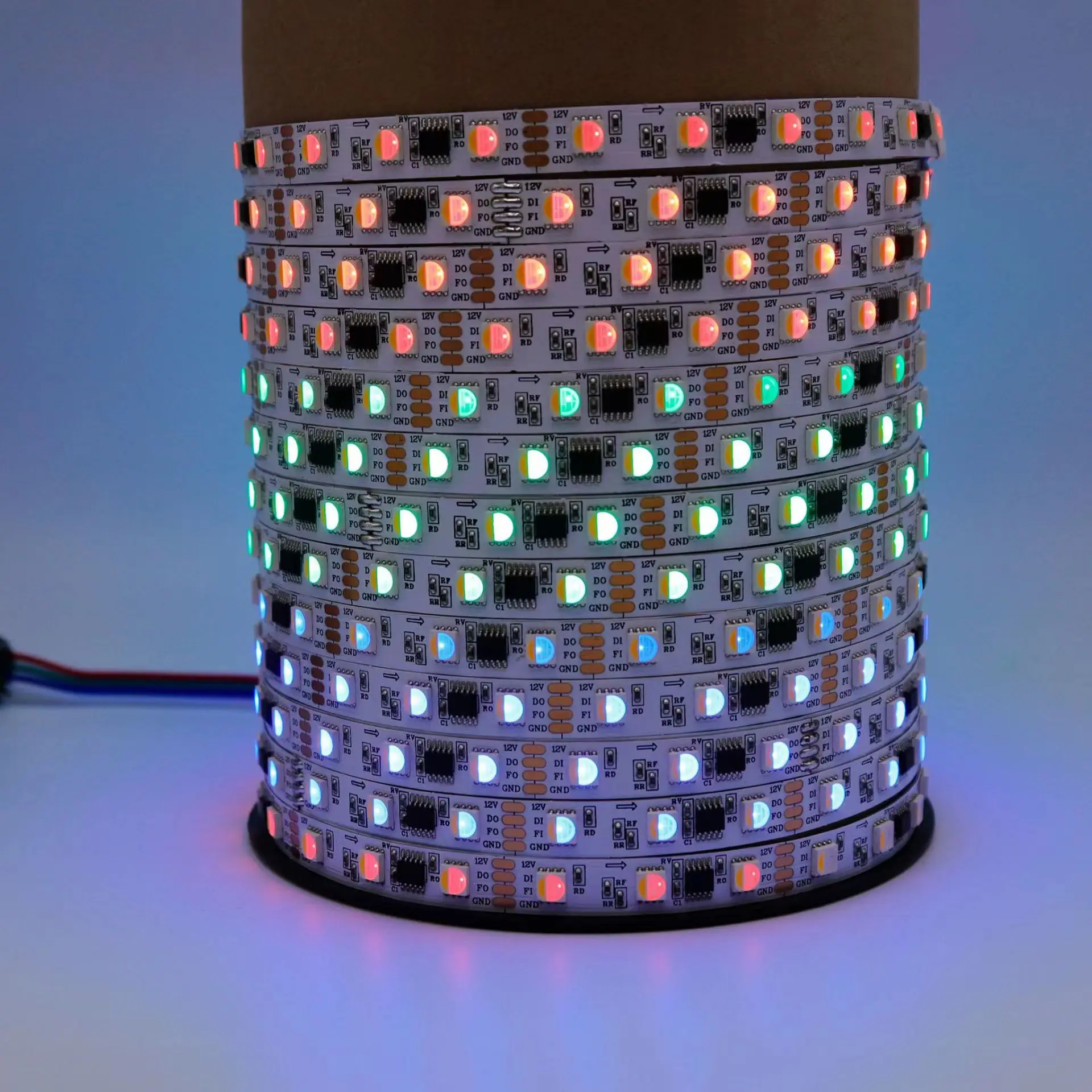 Ws2811 Ws2812b Ws2815 Dmx512 Rgb Smart Led Strip Rgbw Digital Breakpoint Transmission Led Strip 5v 12v 24v