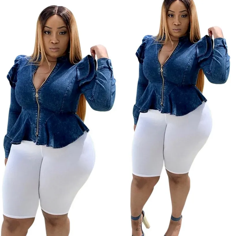 Новинка 2021, Женская рождественская однотонная куртка, кардиган, женское джинсовое пальто