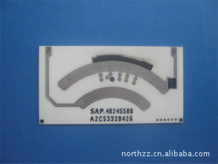 Automobile High Frequency oil level resistance board 3-20um 0.20MM min hole Ceramic Microwave RF cricuit board 1-4 layer PCB