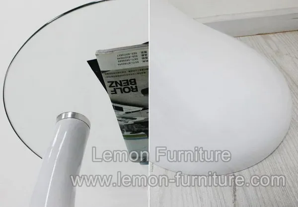 China hot selling modern glass desktop fiberglass table leg tea table for living room