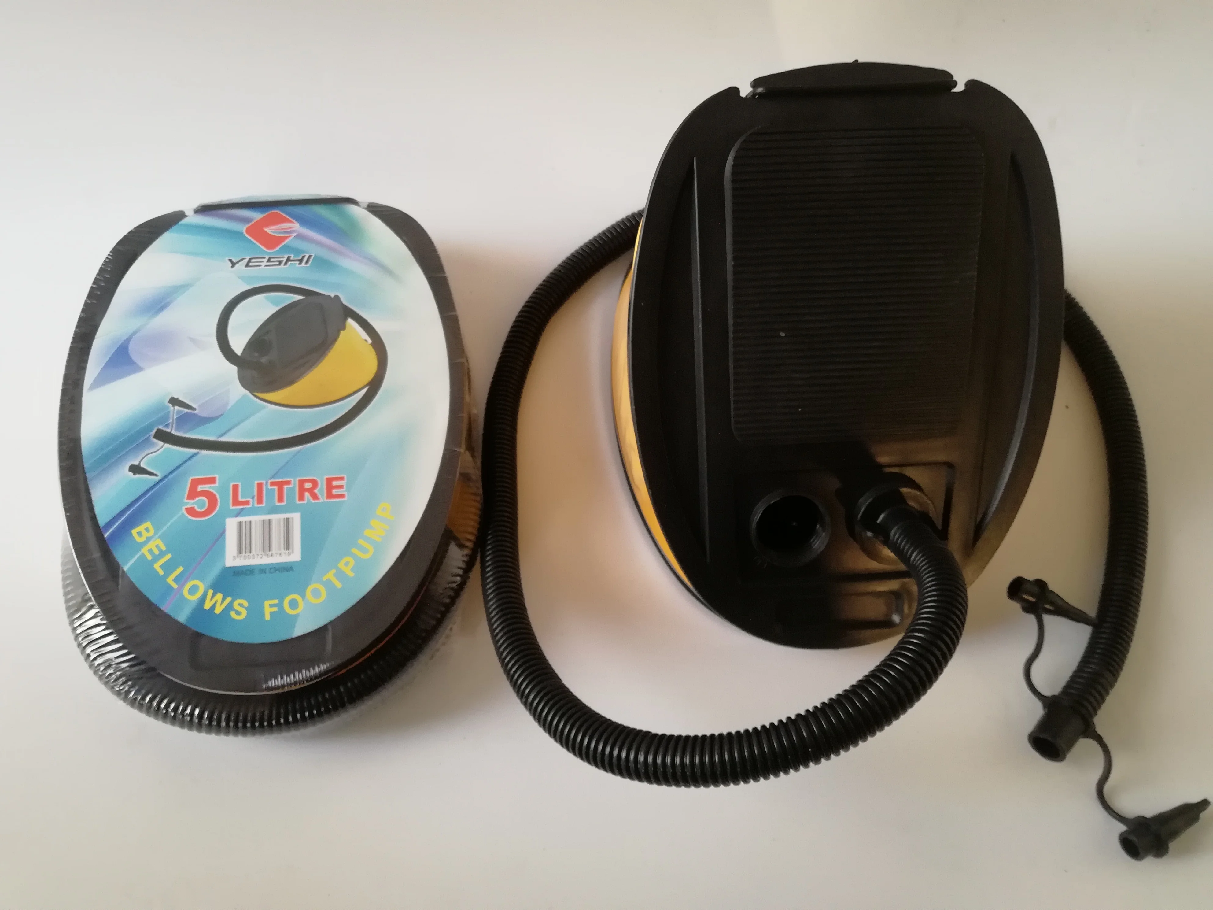 Привлекательная цена, пластиковый насос для накачивания ног, 5 л, насос для накачивания ног для надувной кровати