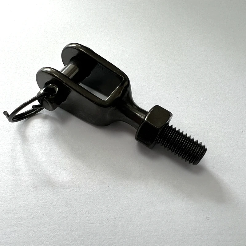 Тумблер с резьбой, вилка, Клемма, вправо/влево, аксессуары, нержавеющая сталь, черная поверхность