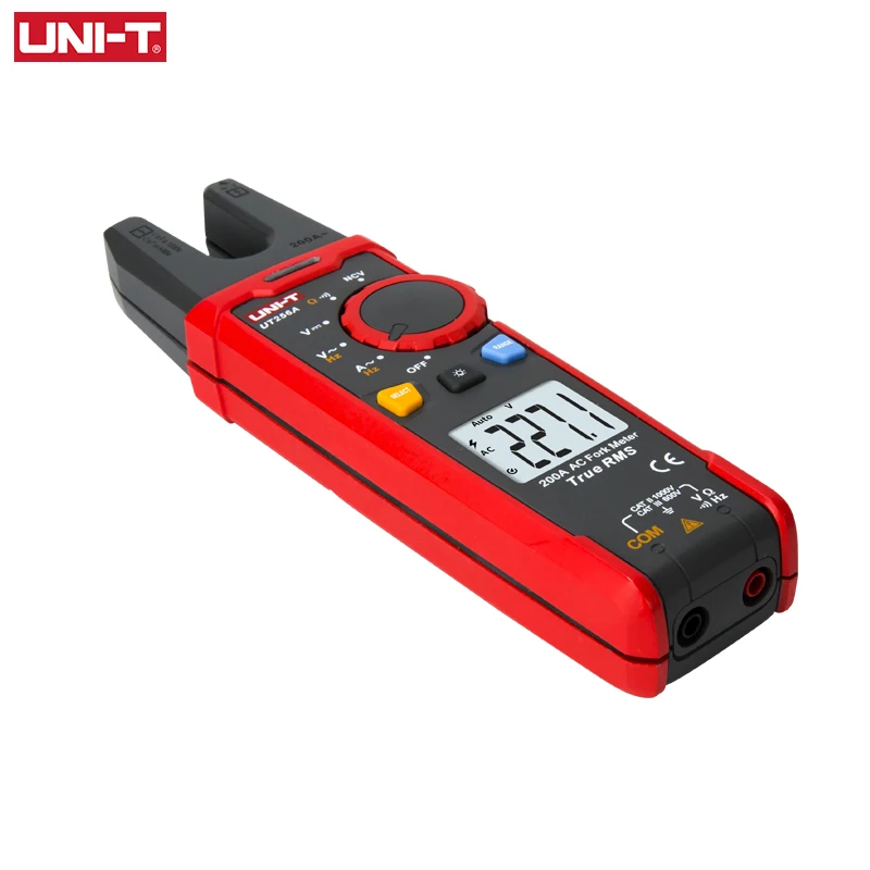 UNI-T Digital Clamp Meter UT256A 200A 1000V AC Pliers Ammeter True RMS Amperometric Clamp Voltage Frequency Tester