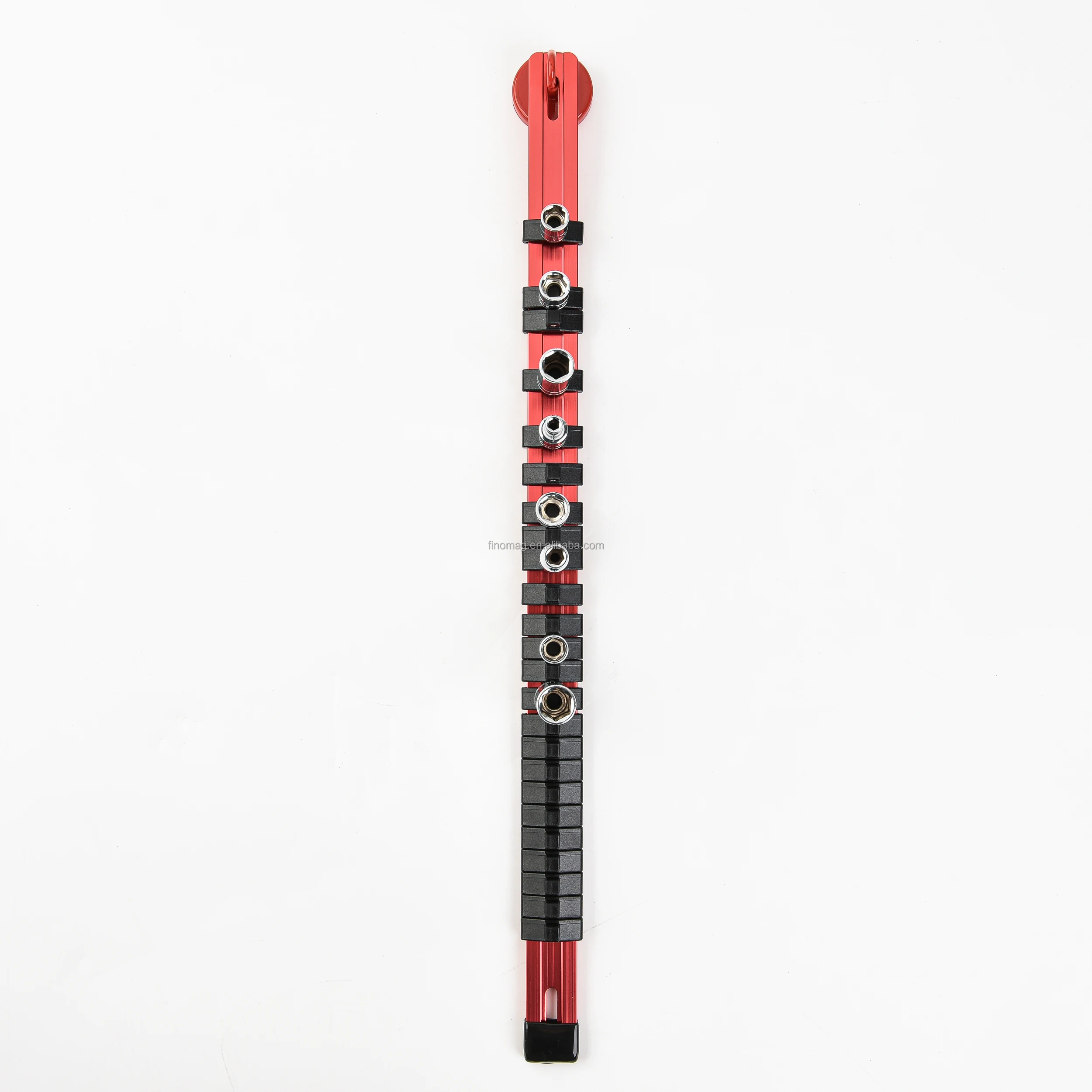 Aluminium Socket Organizer, Premium Quality 3 Pieces Magnetic Socket Holders Kit 1/4-Inch 3/8-Inch 1/2-Inch