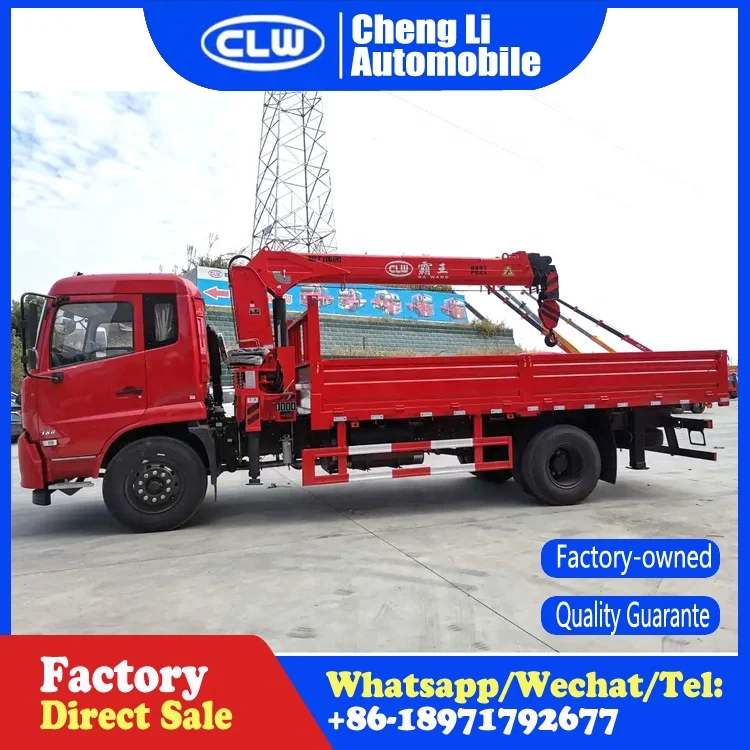 Манипулятор с подъемным краном Dongfeng 4x2 8 тонн