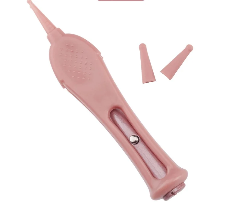 Pink color Tweezer for baby Booger cleaner for baby nose for ear children product with light
