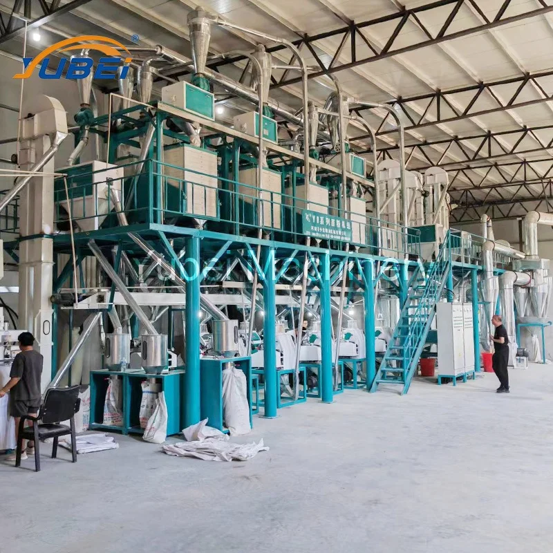 High Quality 50tpd Wheat Flour Mill Machine Flour Mill Plant Small Wheat Flour Mill