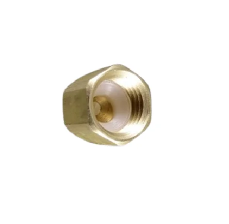 Premium Quality Corrosion resistant Brass made Cap Flare Seaf 1/4 X 1/4 Brass W/ Flare , Flare Washer used in Beverage Systems