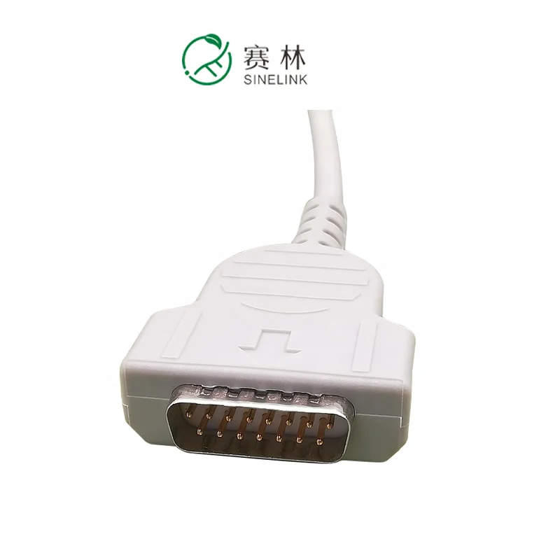 Compatible for ECG 101 and ECG 9620 10 lead ECG cable / ekg cable and leadwires