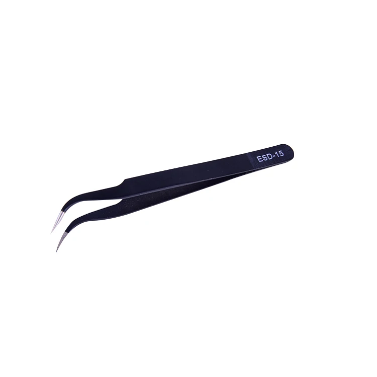 Stainless Steel Tweezers Tool Anti-static Maintenance Electronic Device Vetus Esd Tweezer
