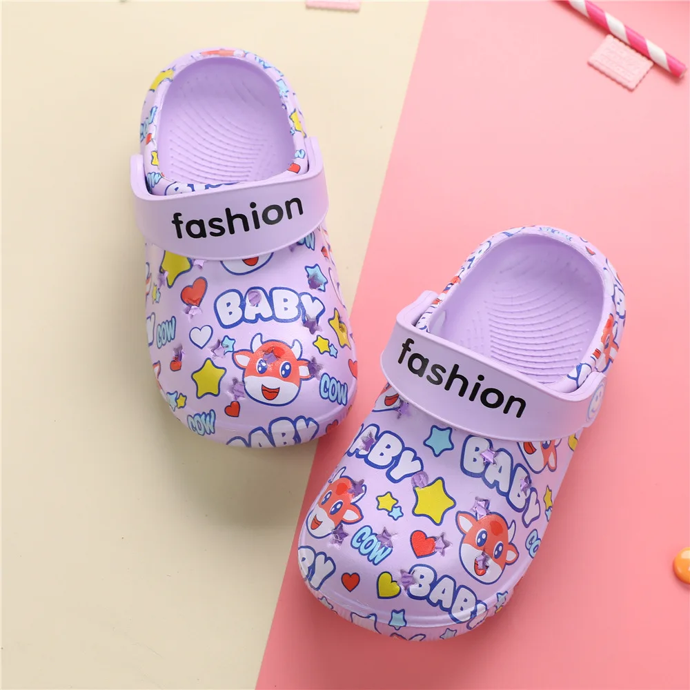 
Children Toddler EVA Factory Customized Logo Kid Garden Clog Shoes Little Girls Slippers New Croc Shoes for Boys 