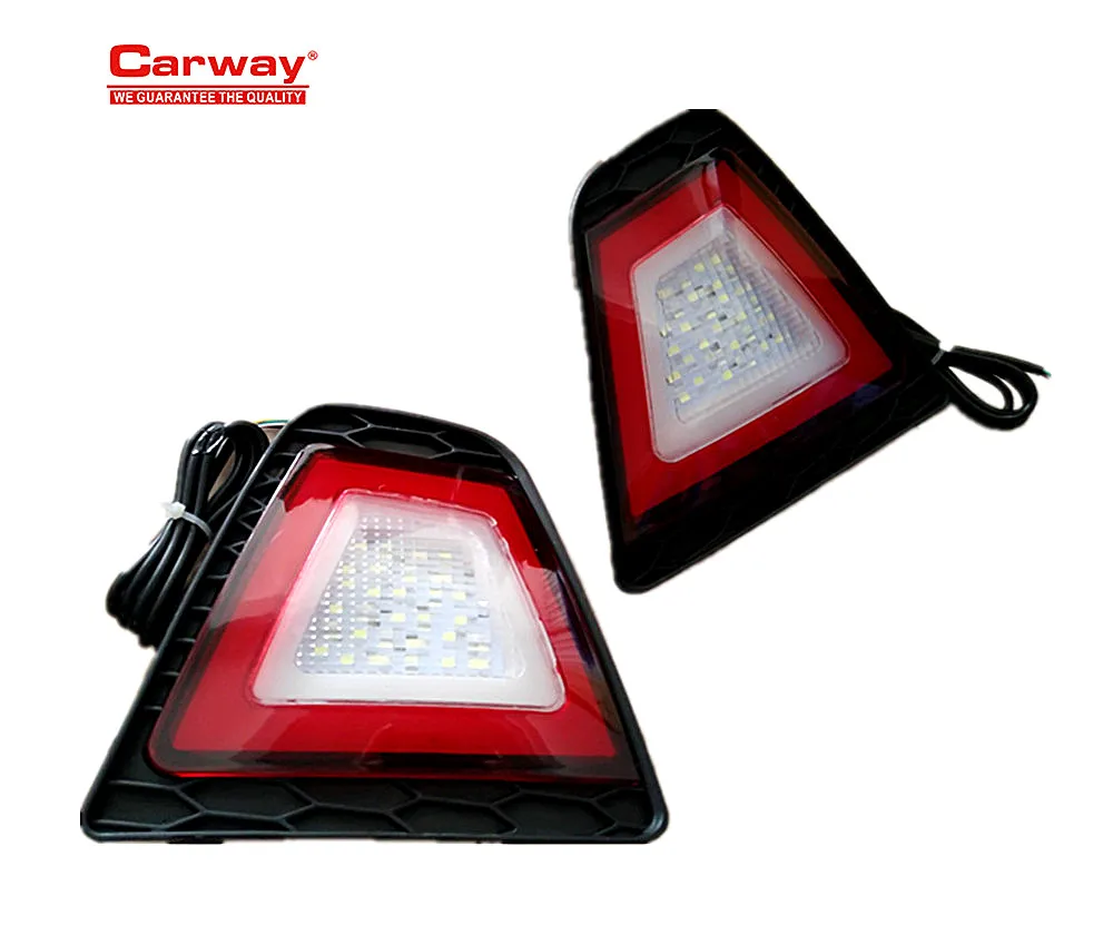 CARWAY Rear Fog Light for HONDA FIT JAZZ 2014 to 2017