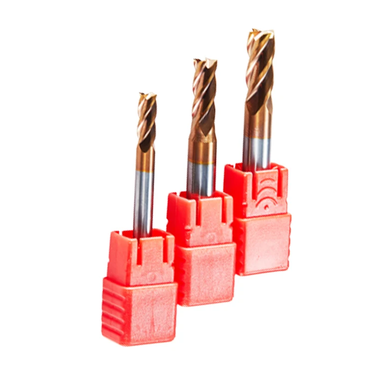 BKEA D3*9*D4*50L Solid Carbide Flat End Mills Cutters For Steel solid carbide end mill cnc cut bit