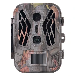 Outdoor Trail Camera 50MP 4K Night Vision Trap Game Infrared Induction Triggered Photo Video Waterpoof Wildlife Scouting Cam
