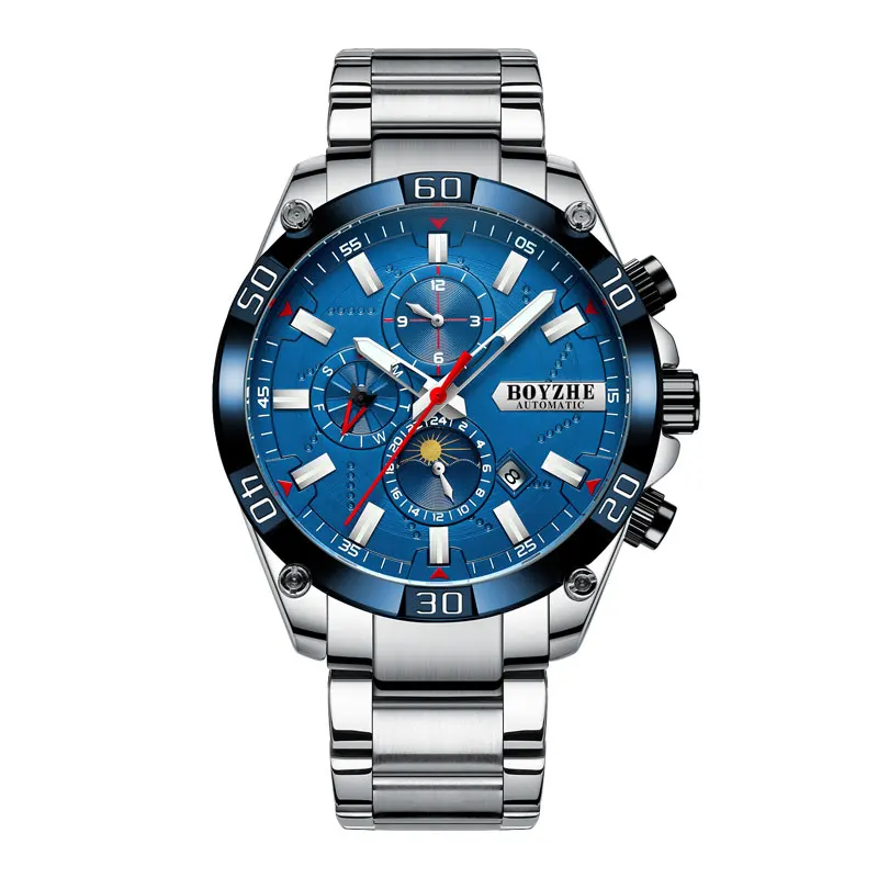 High quality WL031 Watch Stainless Steel Men Skeleton Watch With OEM Wholesale Automatic Watch