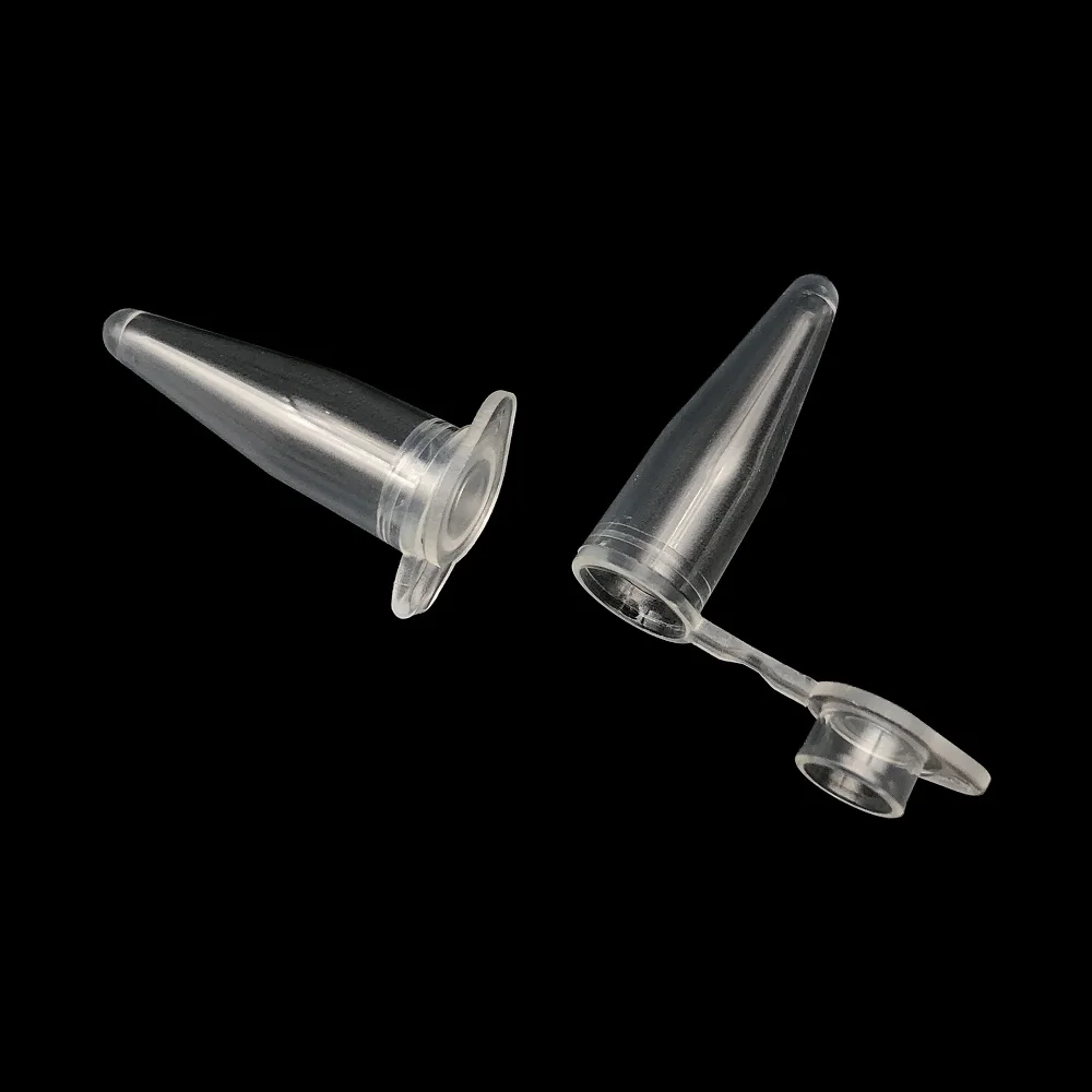 Factory direct sale laboratory test transparent prp plastic microcentrifuge centrifuge tubes