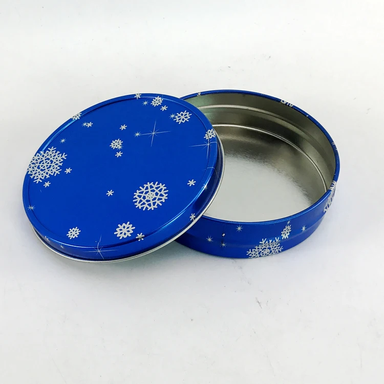 OEM 10g 20g Customized Food Grade Round Spices Can Incense Cosmetics Tin Packaging Box