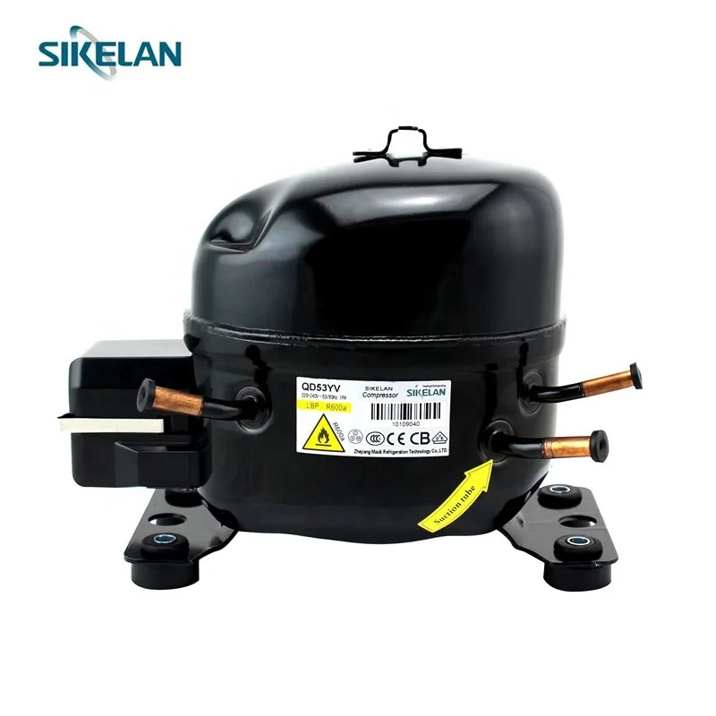MX-QD60YV SIKELAN 1/7- hp refrigeration compressor R600a 220v LBP mini refrigerator compressor cooler compressor