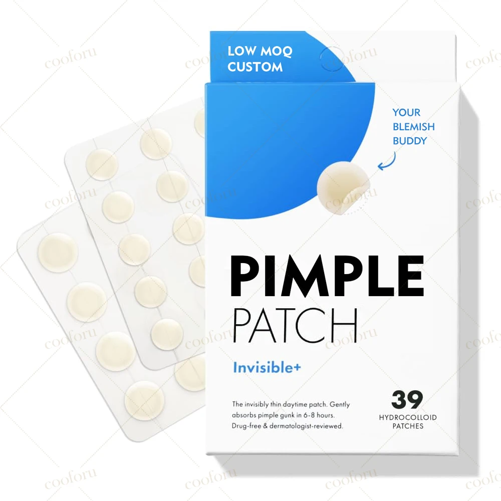 39 точек Косметика невидимая + Гидроколлоидные дневные ультратонкие прыщи патчи (24 средних и 15 маленьких патчи) оптом