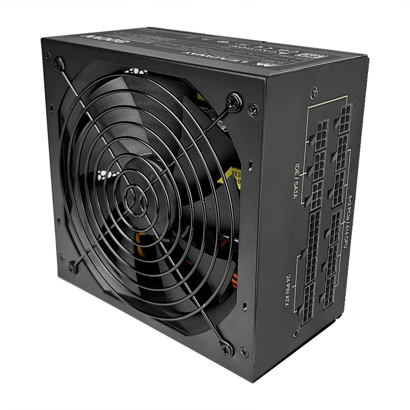 High Quality New Meiji rated 800W platinum full mode computer power supply (double 8pin/ leakage monitoring / full voltage)