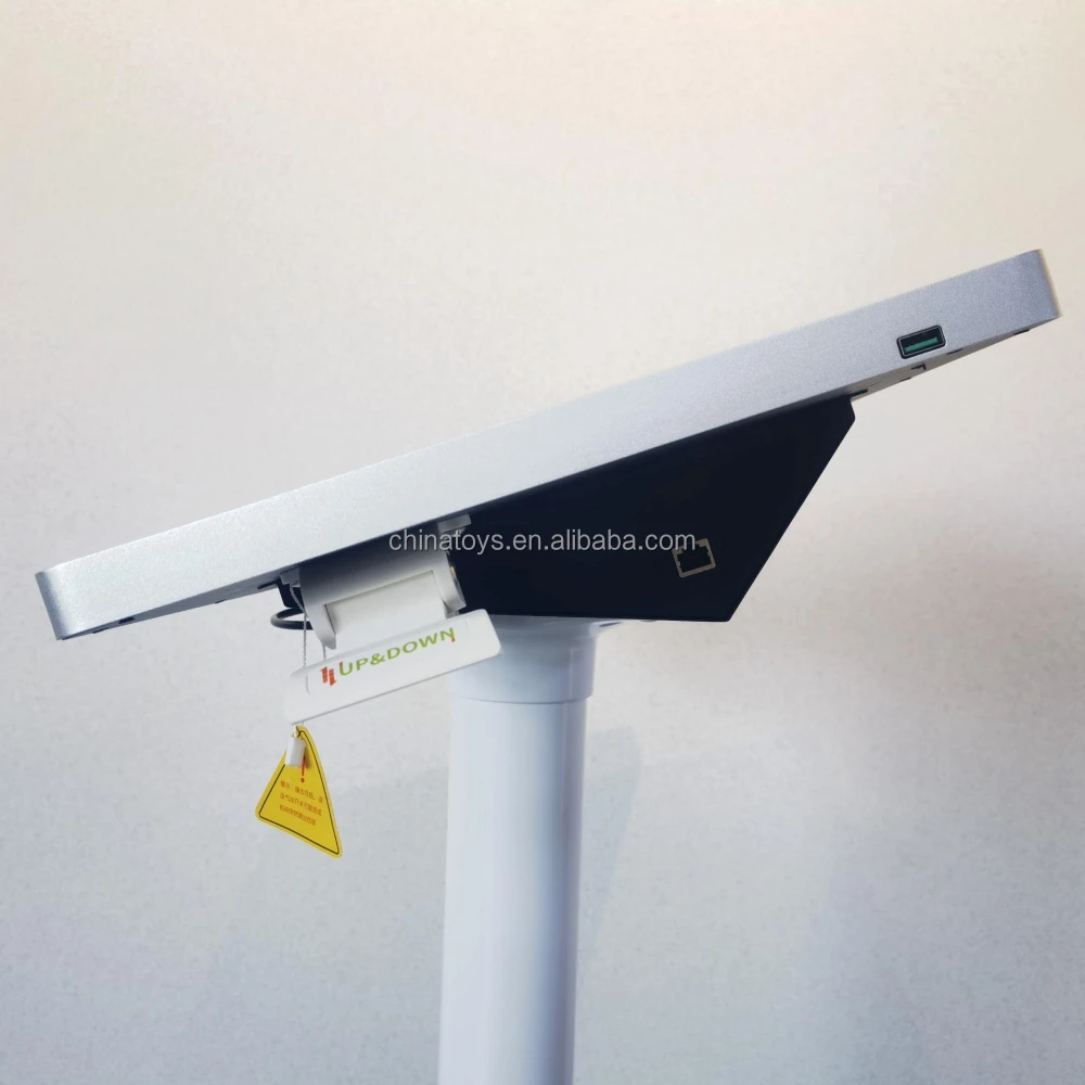 Modern high performance Power over Ethernet pneumatic lifting lecture table light podium for smart classroom & training room