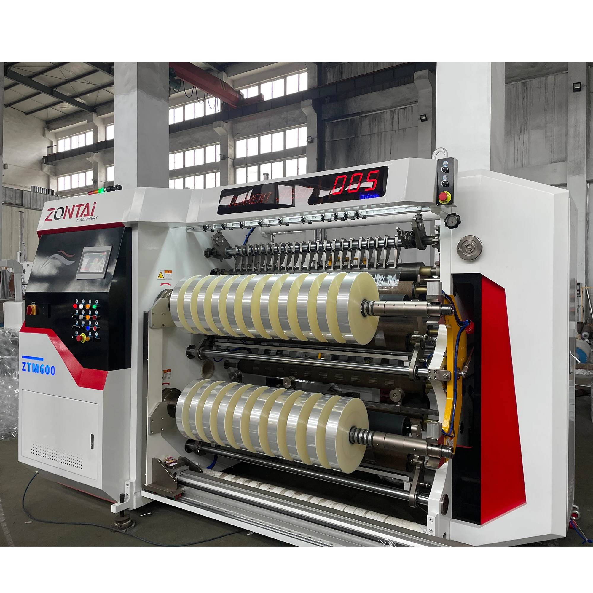 Optical Film Film Slitting Machine Slitting Rewinder Slitting Rewinding with High Speed 600m/min Production Capacity ZTM-C