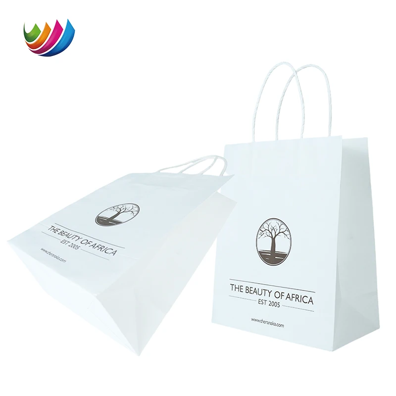 Wholesale Custom Stand up Pouch Large Luxury Shopping Kraft Paper Gift Bags Clothes Shoes Packaging Handbag With Your Own Logo
