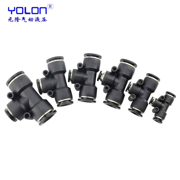 MPEG plastic air tube 3 way pipe connector