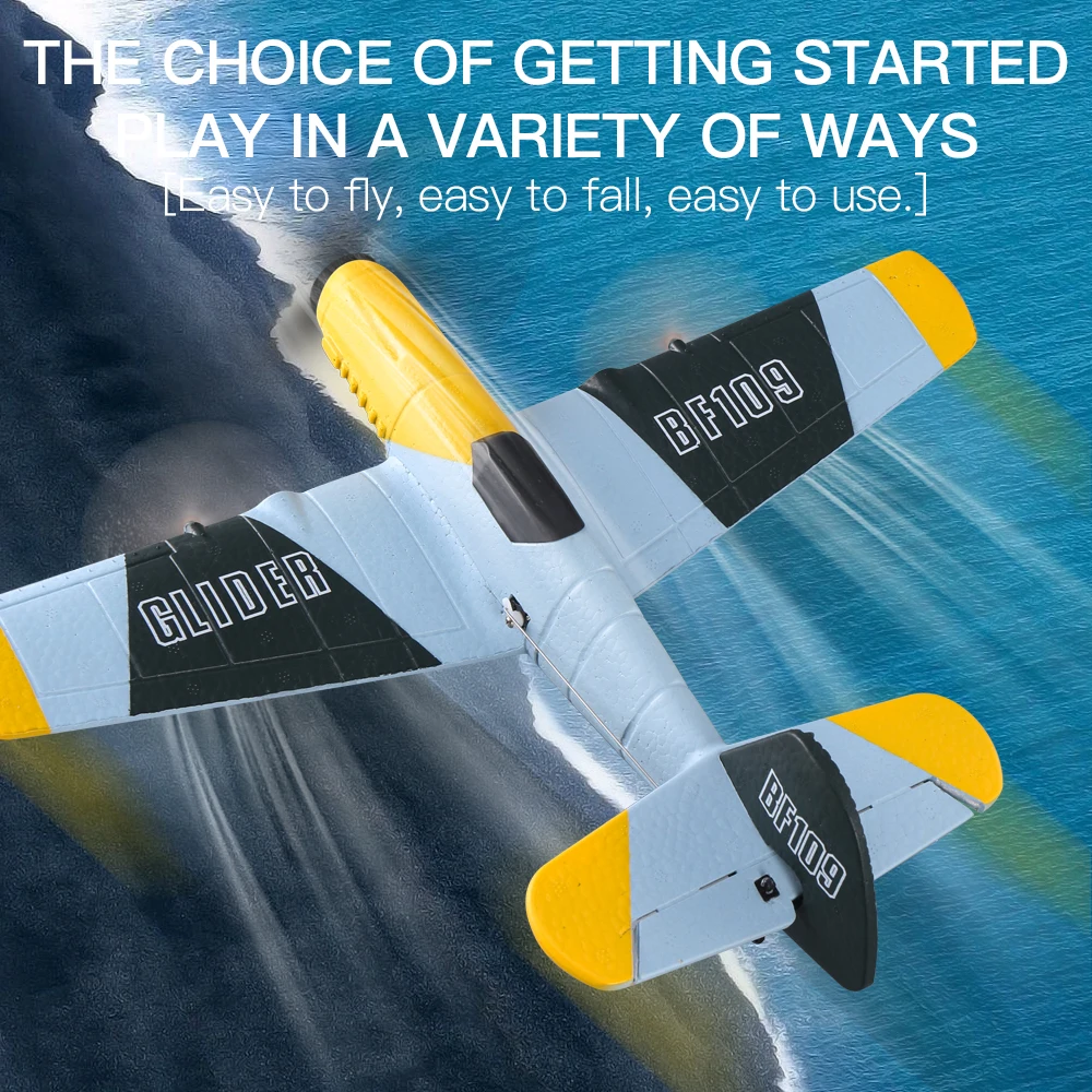 Lehoo Toys Outdoor RC Foam Airplane Radio Remote Control Aerobatic Flying Stabilize 3CH RTF RC Glider Airplane