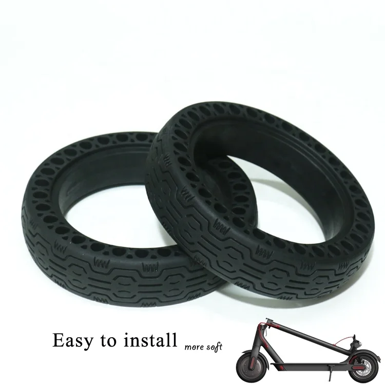 8.5 Inch Anti-Explosion Tire Damping Solid Tyre Non-Pneumatic Anti-Explosion Tubeless Solid Tyre for Xiaomi M365 Scooter