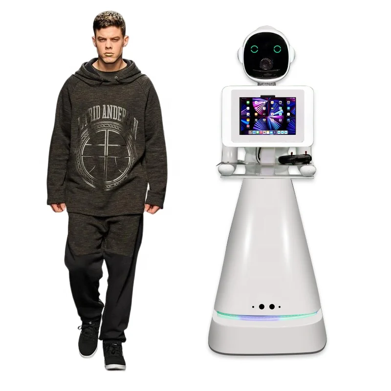 Cheap automatic controllable photo booth rover robot photo robot wireless automatic rotating selfie robot flight case for party