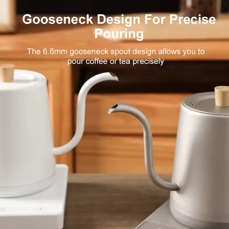 Factory Cheap Price 800ml Water Heating Electric Gooseneck Kettle For Hotel Home Office Use Auto Electric Kettle