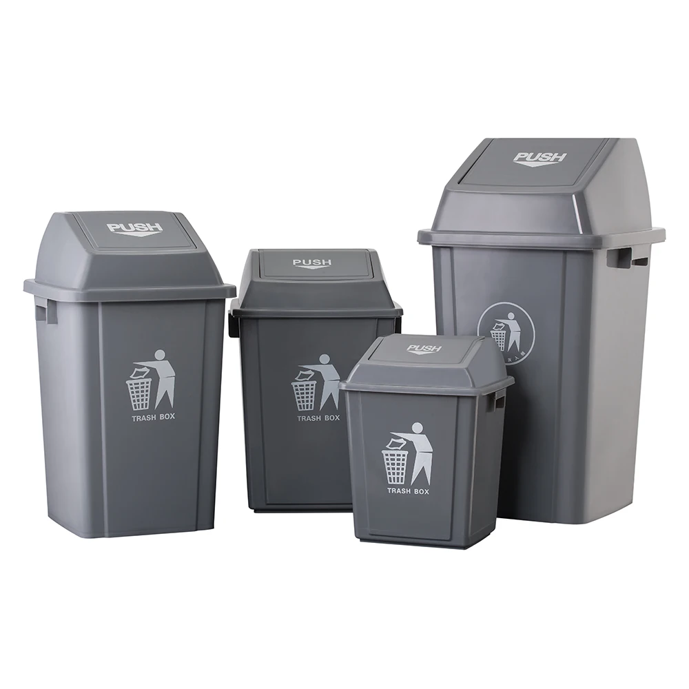 Modern 100 l plastic garbage container bin trash can