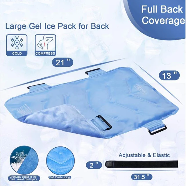 Multifunctional reusable heat hot cold gel cooling ice cold packs for injuries
