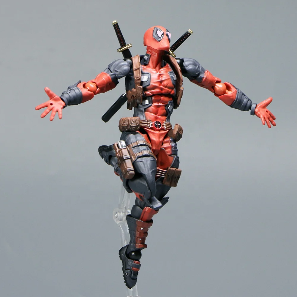 AMAZING YAMAGUCHI 15cm X-MAN Dead-Pool New 2.0 BJD Articulated Joints Moveable Action Figure Model Toys