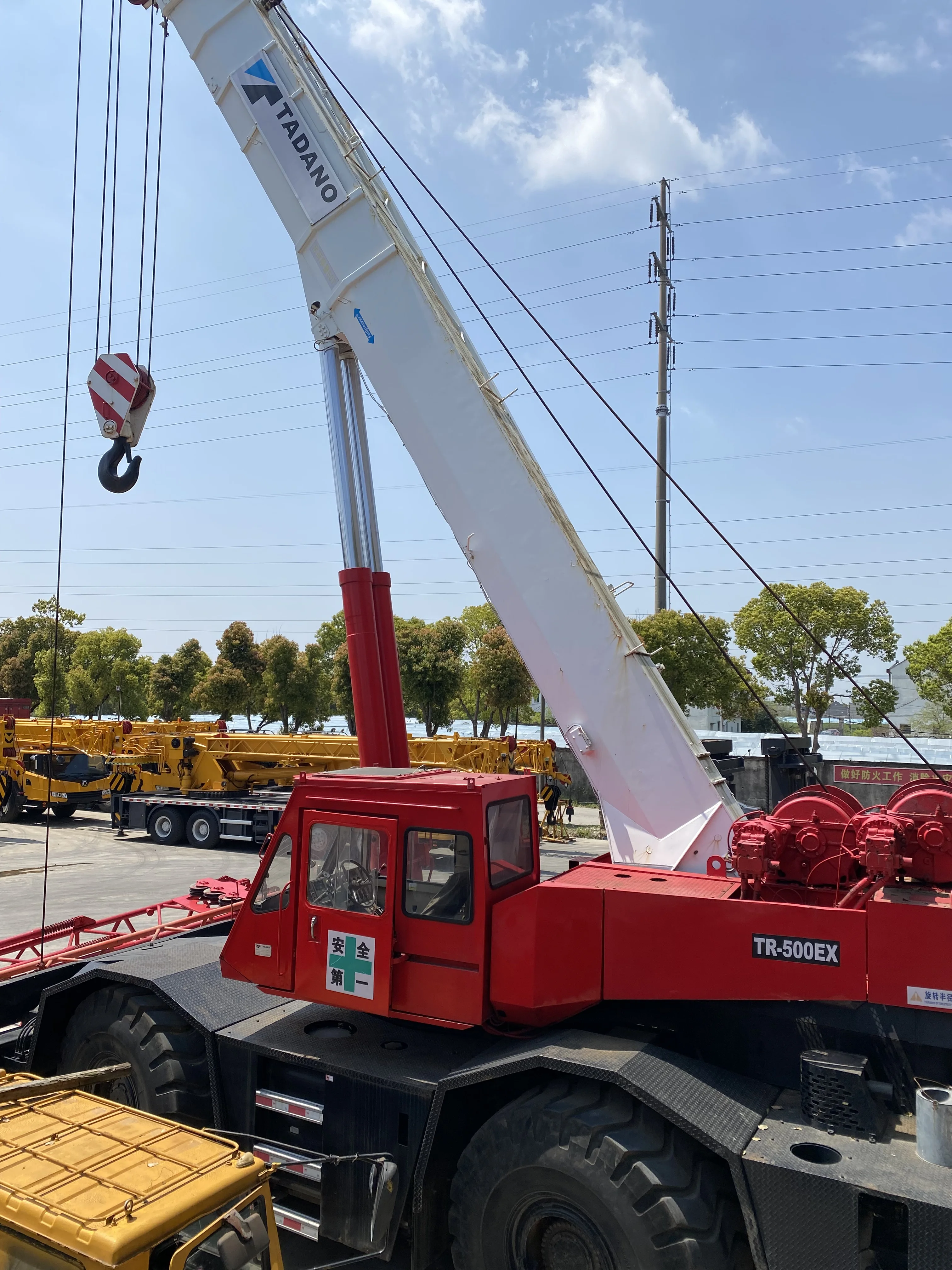 Used TADANO TR-500EX 50Ton  Rough Terrain Crane Second Hand