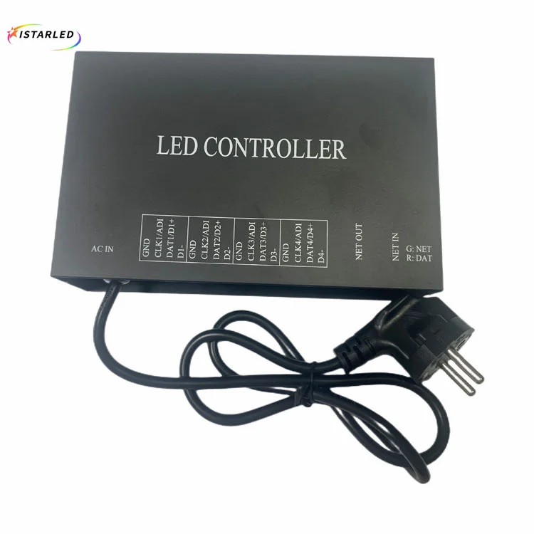 LED DVI ethernet slave dmx spi rgb pixel H802RA онлайн светодиодный контроллер