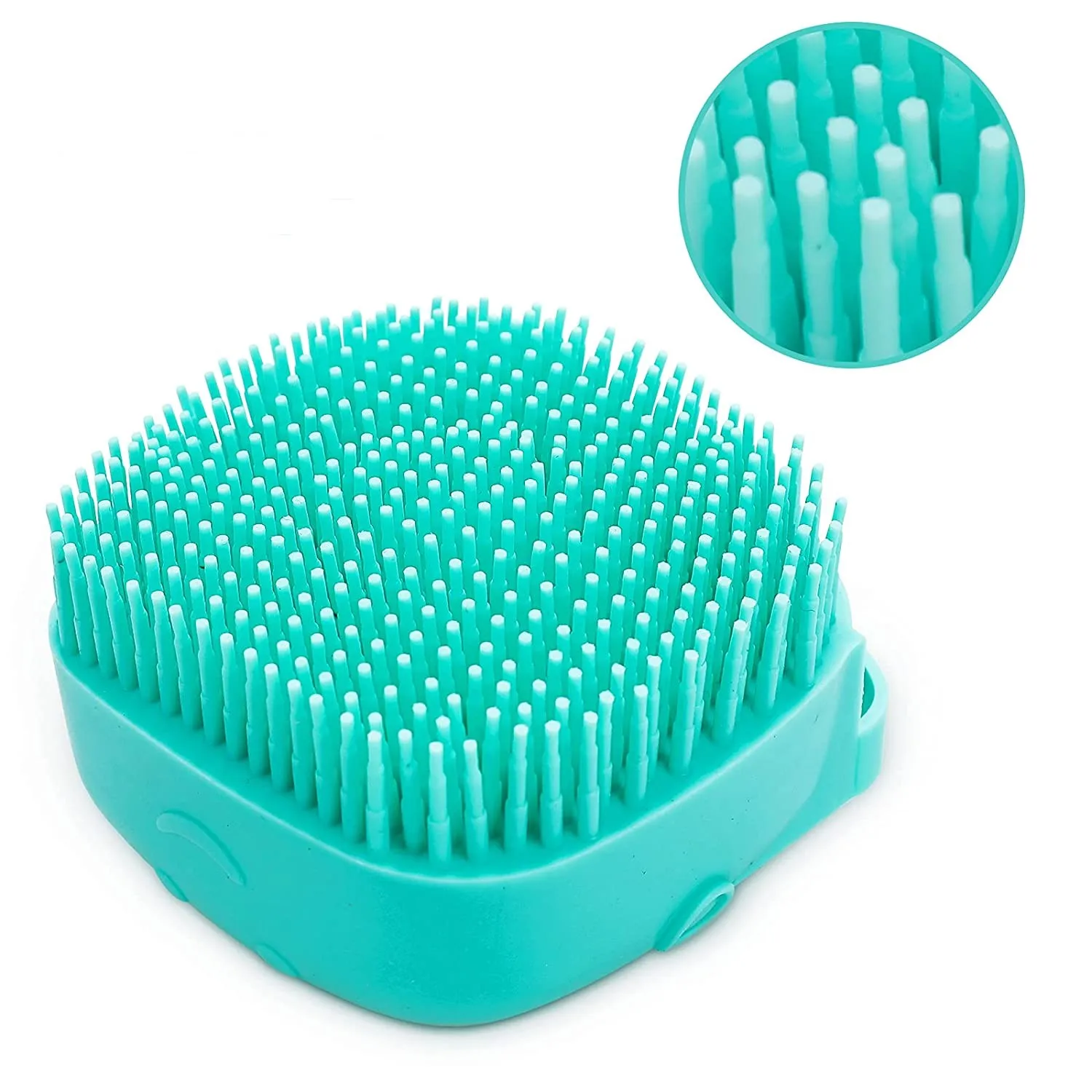 Shampoo Dispenser Pet Bath Brushes Massage  Dog Grooming Silicone Shower Brush Portable Shower Massage Brush
