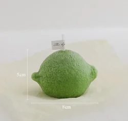 Manufacturer Lemon shape Scented candle Souvenir gift For Home Party decor Fruit Art candle Novelty candle