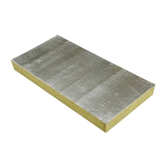 Aluminum Foil Glass Wool Board glass Wool Insulation construction Material insulated Cotton Roof Rock Wool Sandwich Panel