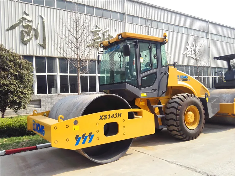 XCMG 14 ton hydraulic single drum vibratory road roller XS143H price