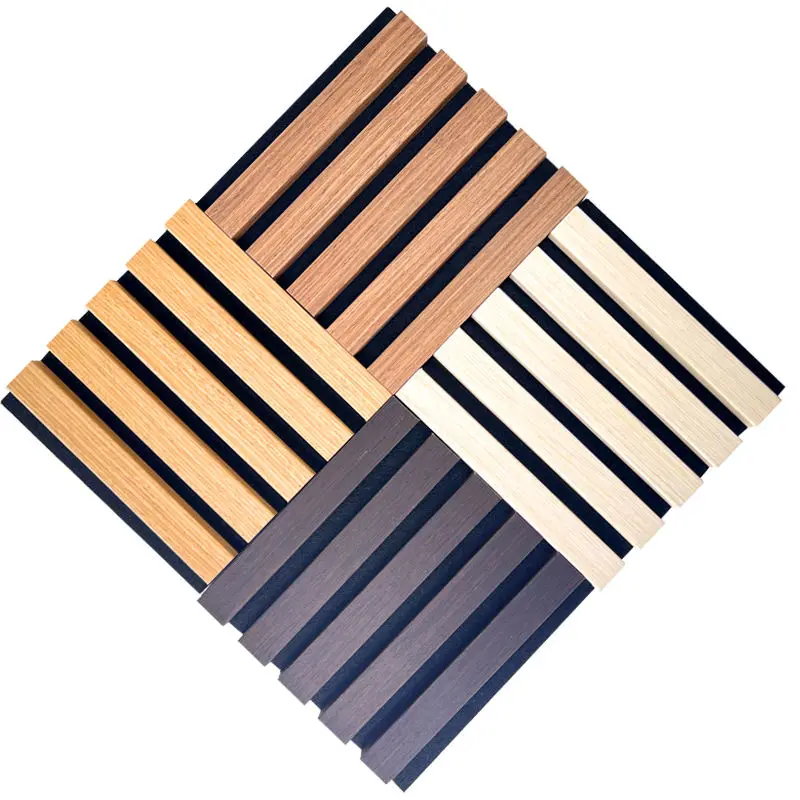 Wholesale Flexible Akupanel Acoustic Panel Wooden Slat Wall Panel for Decoration