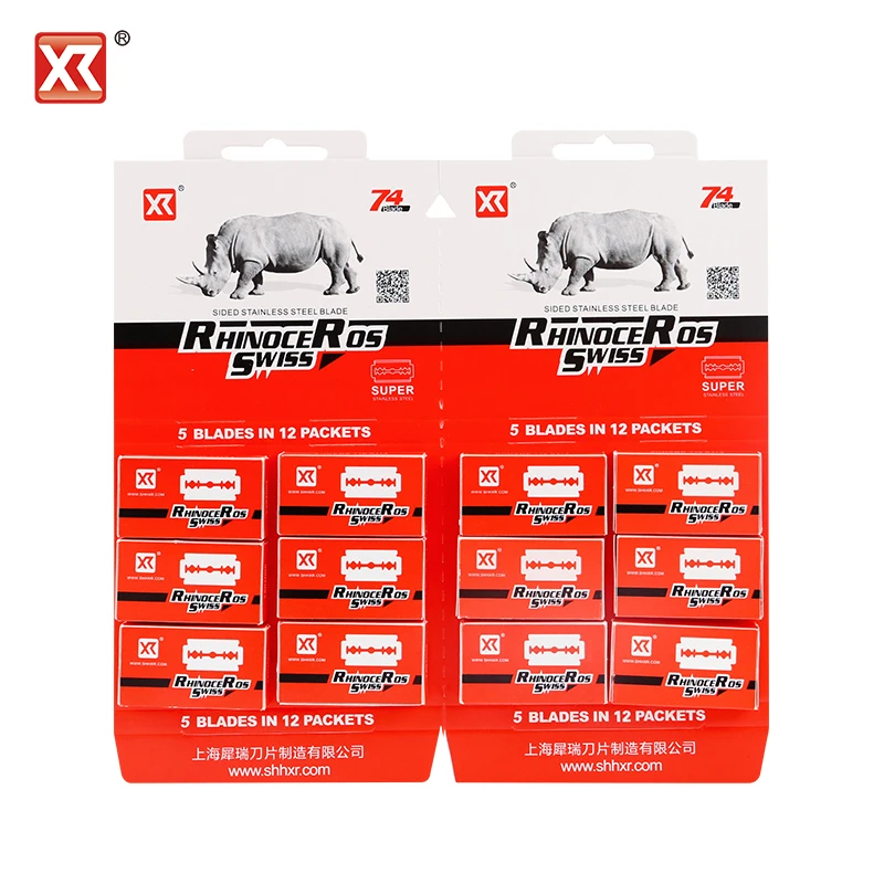 Китайский большой поставщик безопасный двойной край острое лезвие для бритья подходит всех брендов бритвы