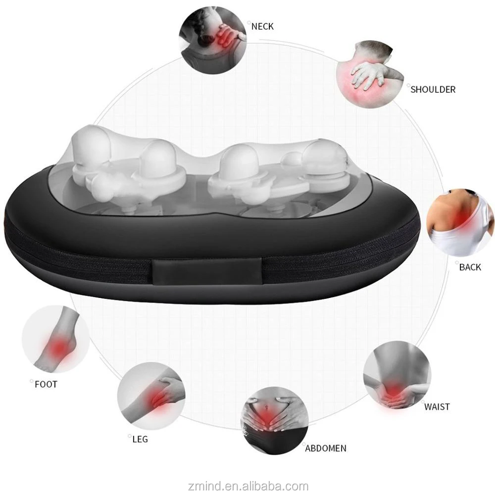 Multi-function full body massage chair full body vibrating back shiatsu neck electric pillow massage head massage pillow case