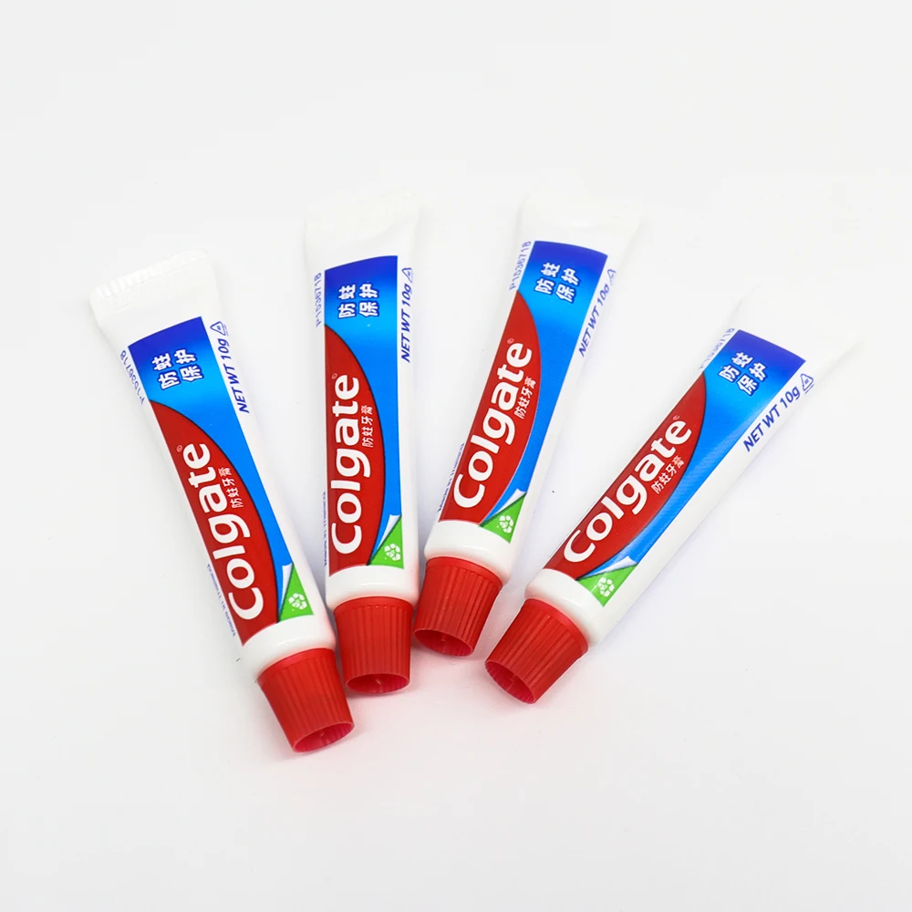 Wholesale small size 10ml and 5ml Colgate toothpaste for hotel use and hotel supplies